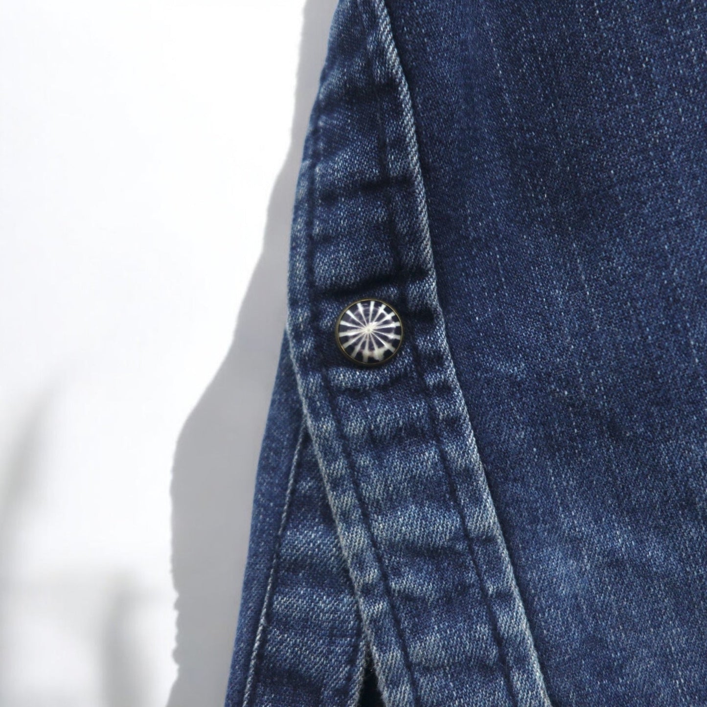 SCOTCH & SODA デニム ウエスタンシャツ S インディゴ ブルー THE ONLY WAY IS BLAUW