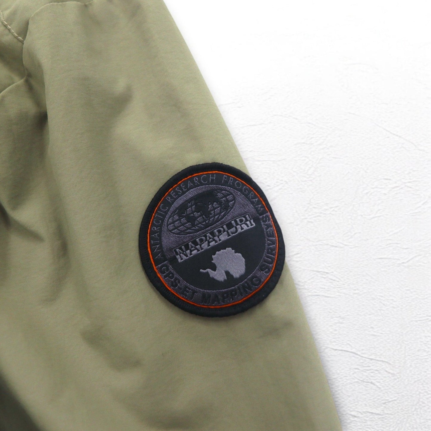 NAPAPIJRI ウインドブレーカー フライトジャケット XXL ベージュ 防水 メッシュライナー N0YHBW