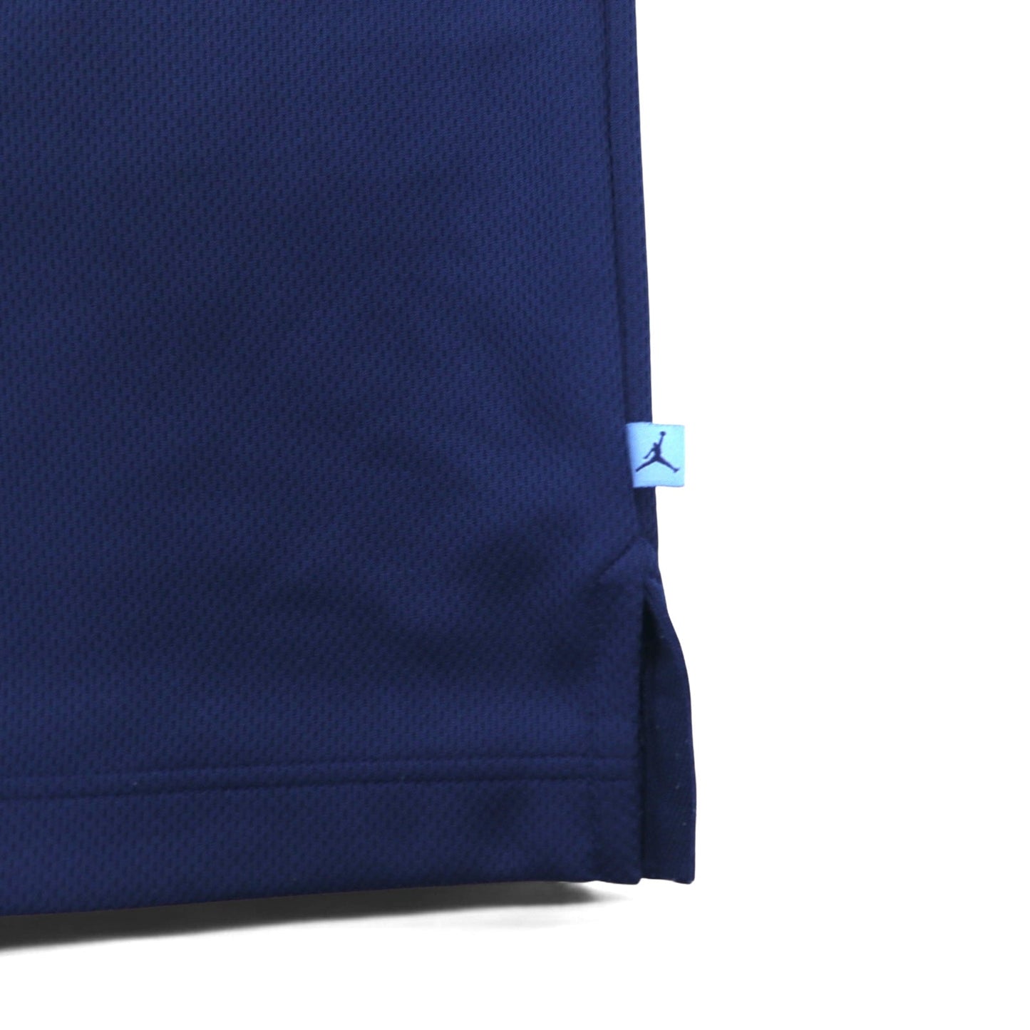 JORDAN BRAND ( NIKE ) ジャンプマン ハーフジップ ゲームシャツ L ネイビー ロゴプリント ビッグサイズ