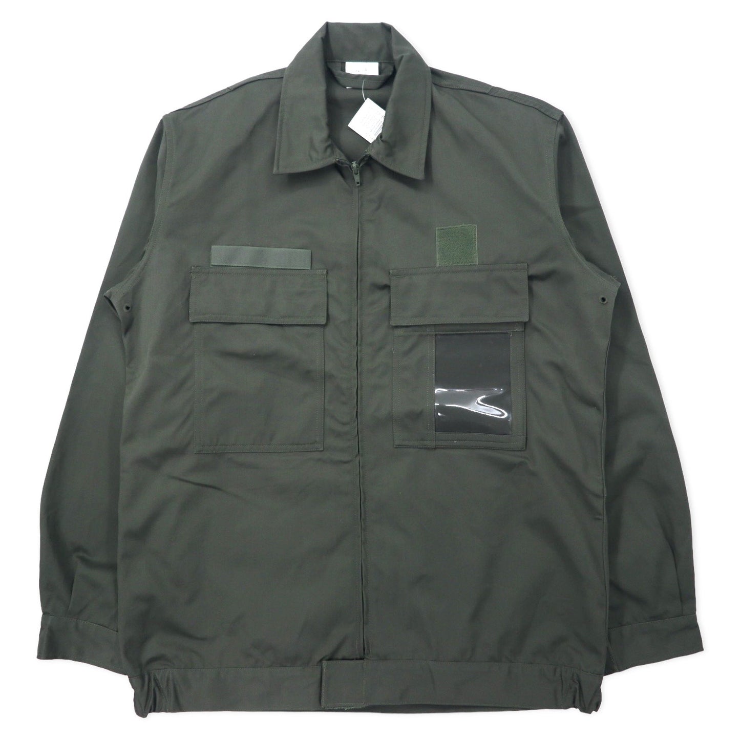 FRENCH ARMY フランス軍 90年代 MAGECO メカニックジャケット ユーティリティジャケット 104L カーキ コットン ミリタリー 32/04 デッドストック 未使用品