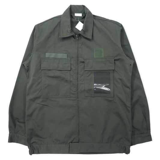 FRENCH ARMY フランス軍 90年代 MAGECO メカニックジャケット ユーティリティジャケット 104L カーキ コットン ミリタリー 32/04 デッドストック 未使用品