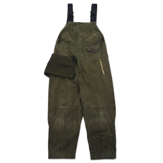 ink × master-piece ミリタリー リメイク オーバーオール FREE カーキ WORK THE BIKER サコッシュ付属