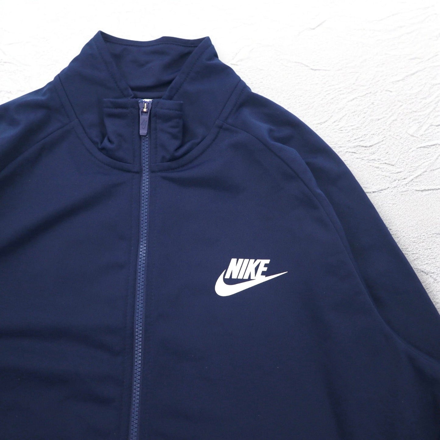 NIKE トラックジャケット ジャージ XL ネイビー ワンポイント ロゴ プリント Polyknit Track Jacket 861780-451