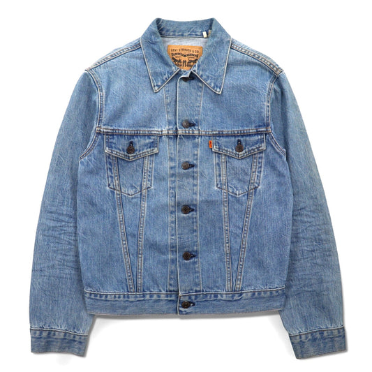 LEVI'S VINTAGE CLOTHING ( LVC ) USA製 1970年代 復刻 3rdタイプ デニムジャケット Gジャン M ブルー オレンジタブ 72351-0003