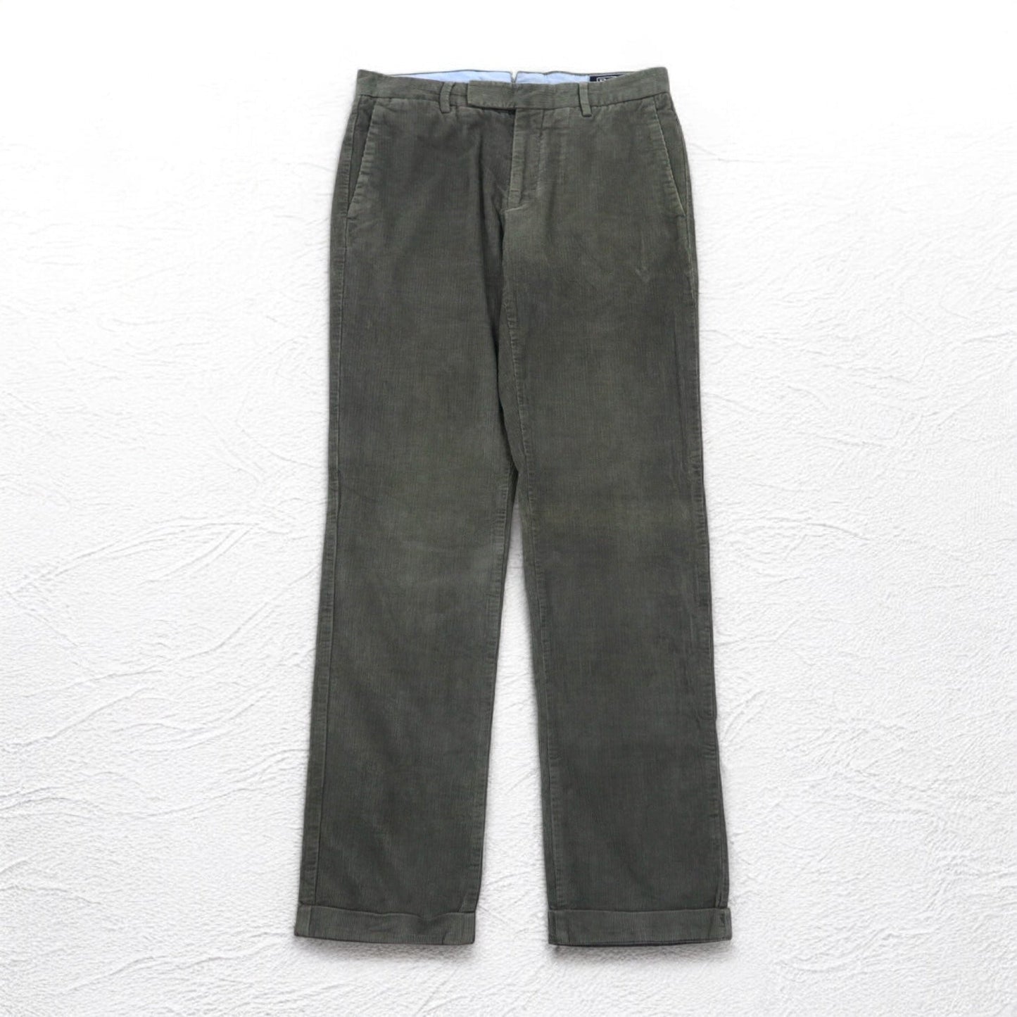 Polo by Ralph Lauren コーデュロイ スラックスパンツ M グレー FINE EUROPEAN TAILORING