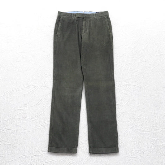 Polo by Ralph Lauren コーデュロイ スラックスパンツ M グレー FINE EUROPEAN TAILORING