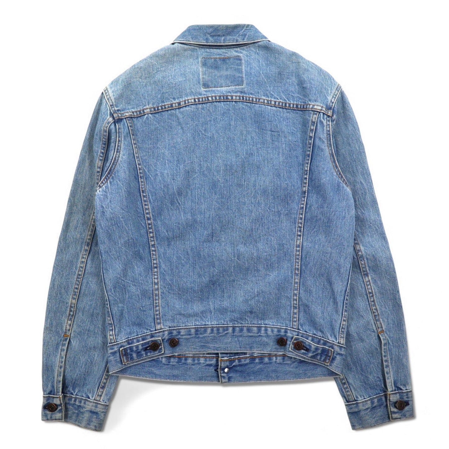 LEVI'S VINTAGE CLOTHING ( LVC ) USA製 1970年代 復刻 3rdタイプ デニムジャケット Gジャン M ブルー オレンジタブ 72351-0003