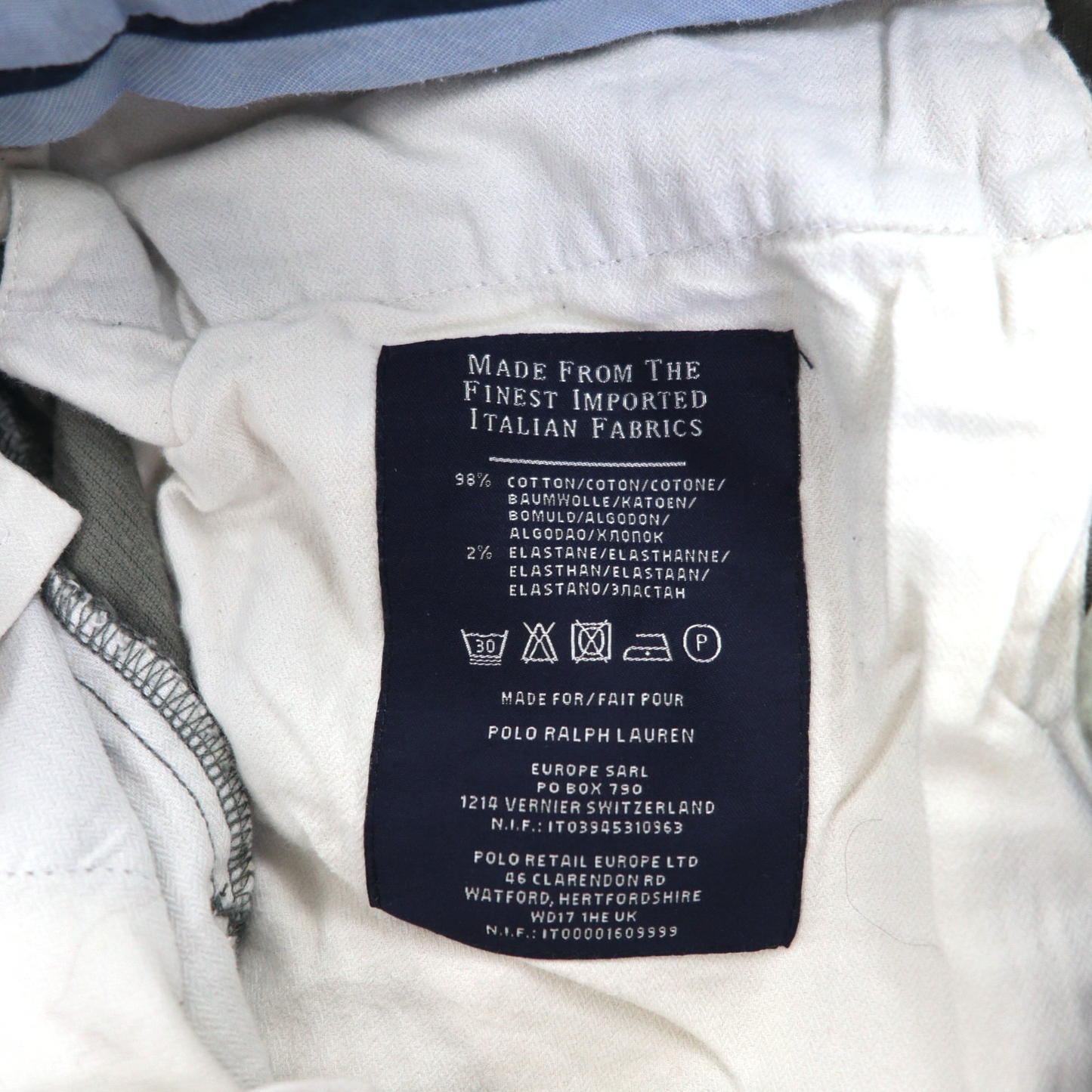 Polo by Ralph Lauren コーデュロイ スラックスパンツ M グレー FINE EUROPEAN TAILORING