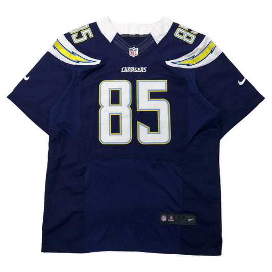 NIKE NFL ビッグサイズ ゲームシャツ 48 ネイビー ポリエステル CHARGERS ナンバリング GATES