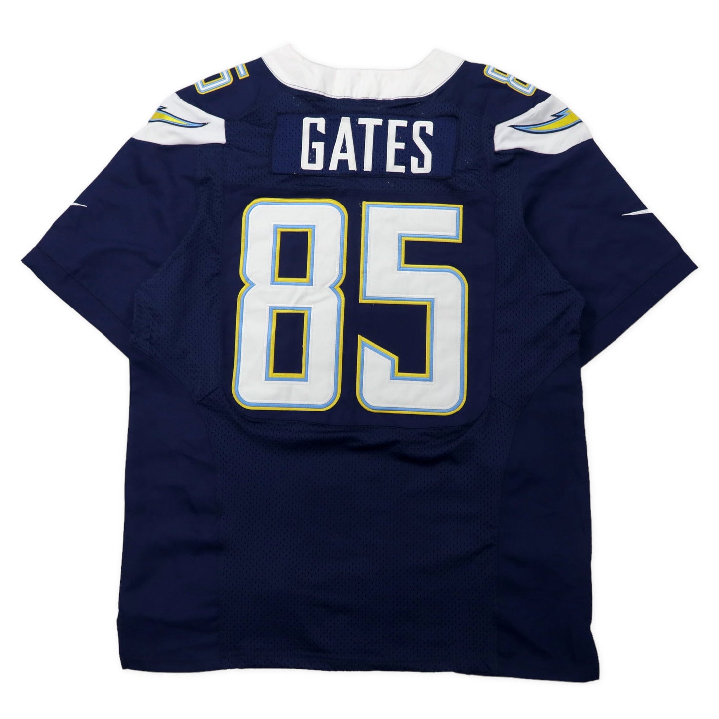 NIKE NFL ビッグサイズ ゲームシャツ 48 ネイビー ポリエステル CHARGERS ナンバリング GATES
