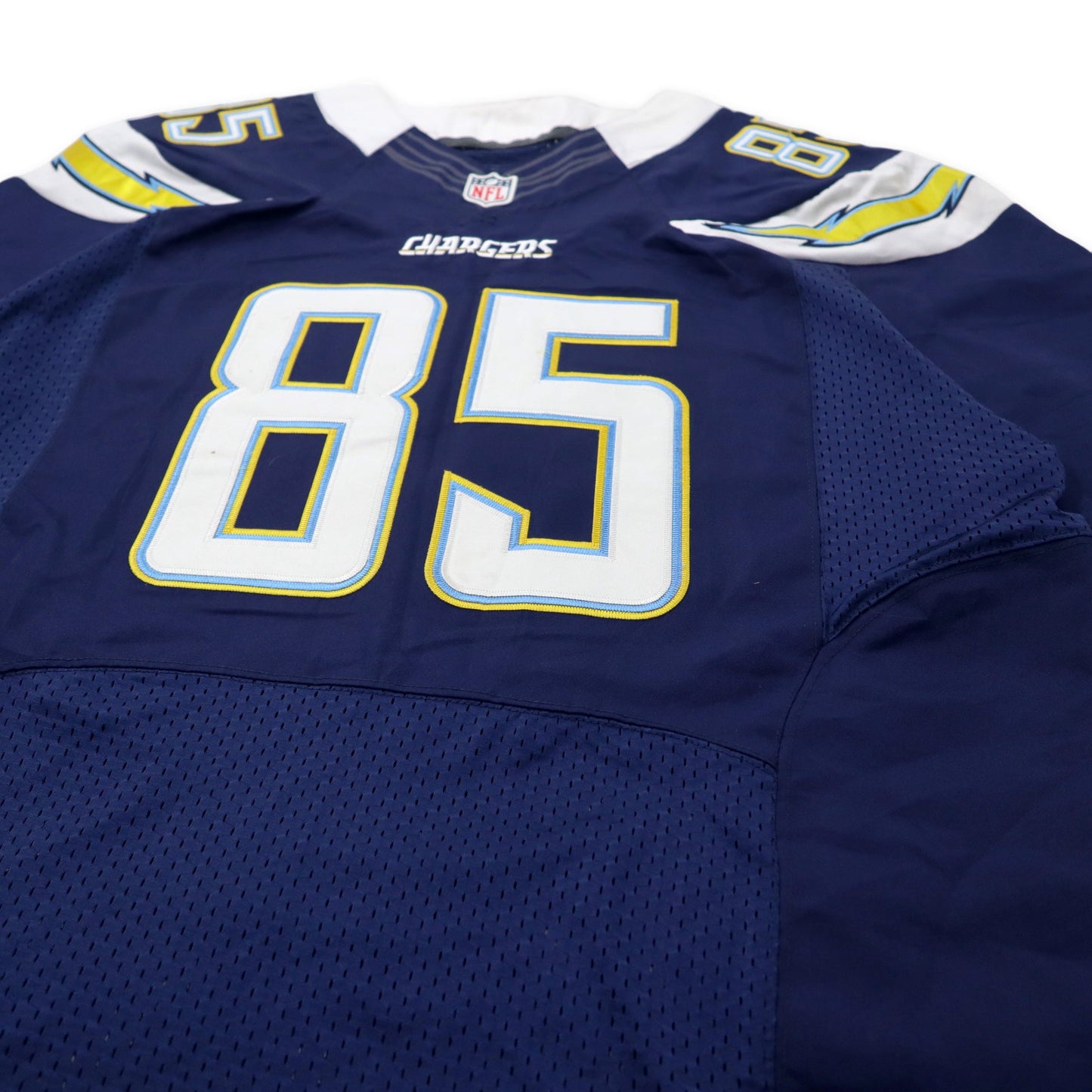 NIKE NFL ビッグサイズ ゲームシャツ 48 ネイビー ポリエステル CHARGERS ナンバリング GATES