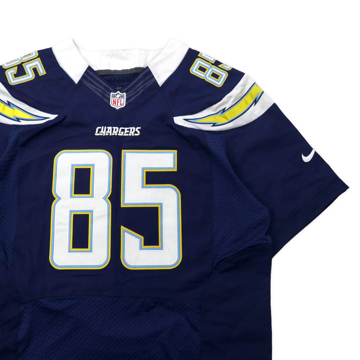 NIKE NFL ビッグサイズ ゲームシャツ 48 ネイビー ポリエステル CHARGERS ナンバリング GATES