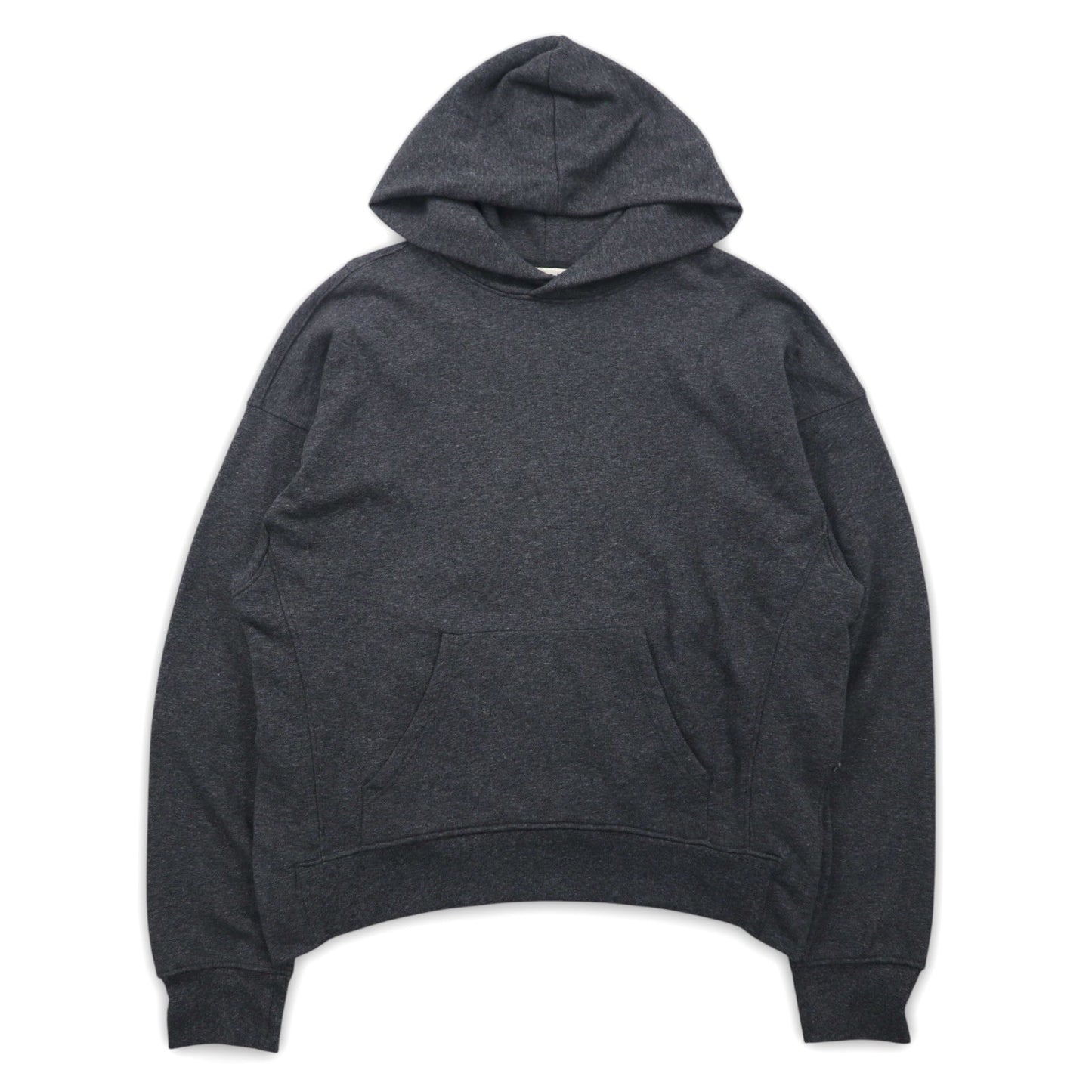 mnml サイドスリット プルオーバー パーカー XL グレー フロントポケット ESSENTIAL HOODIE M2017-H137