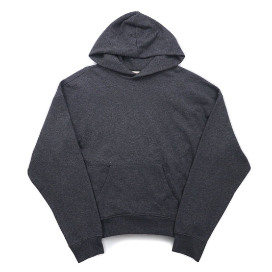 mnml サイドスリット プルオーバー パーカー XL グレー フロントポケット ESSENTIAL HOODIE M2017-H137