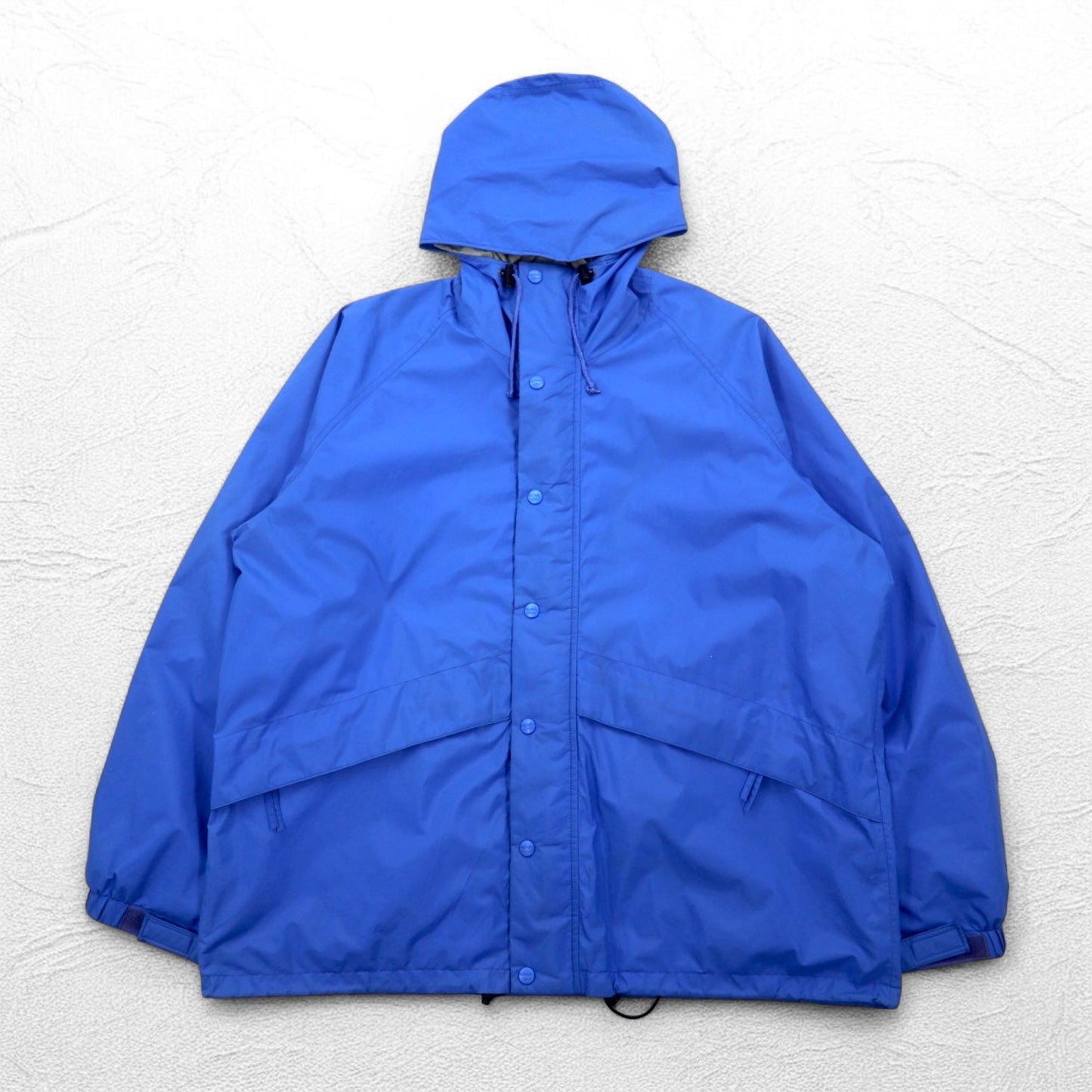 L.L.Bean 90年代 ゴアテックス GORE-TEX シェル マウンテンパーカー レインパーカー XL ブルー ナイロン 防水 メッシュライナー ドローコード 2448