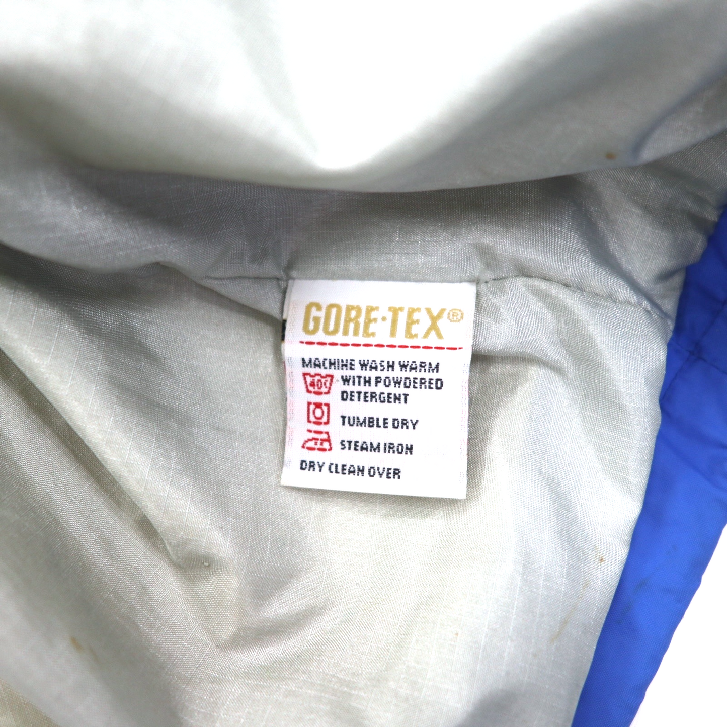 L.L.Bean 90年代 ゴアテックス GORE-TEX シェル マウンテンパーカー レインパーカー XL ブルー ナイロン 防水 メッシュライナー ドローコード 2448