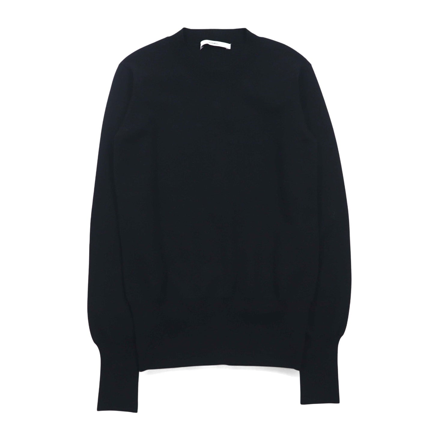 JOHNBULL バックボタン モックネック ニット セーター FREE ブラック ZC502 194-0077