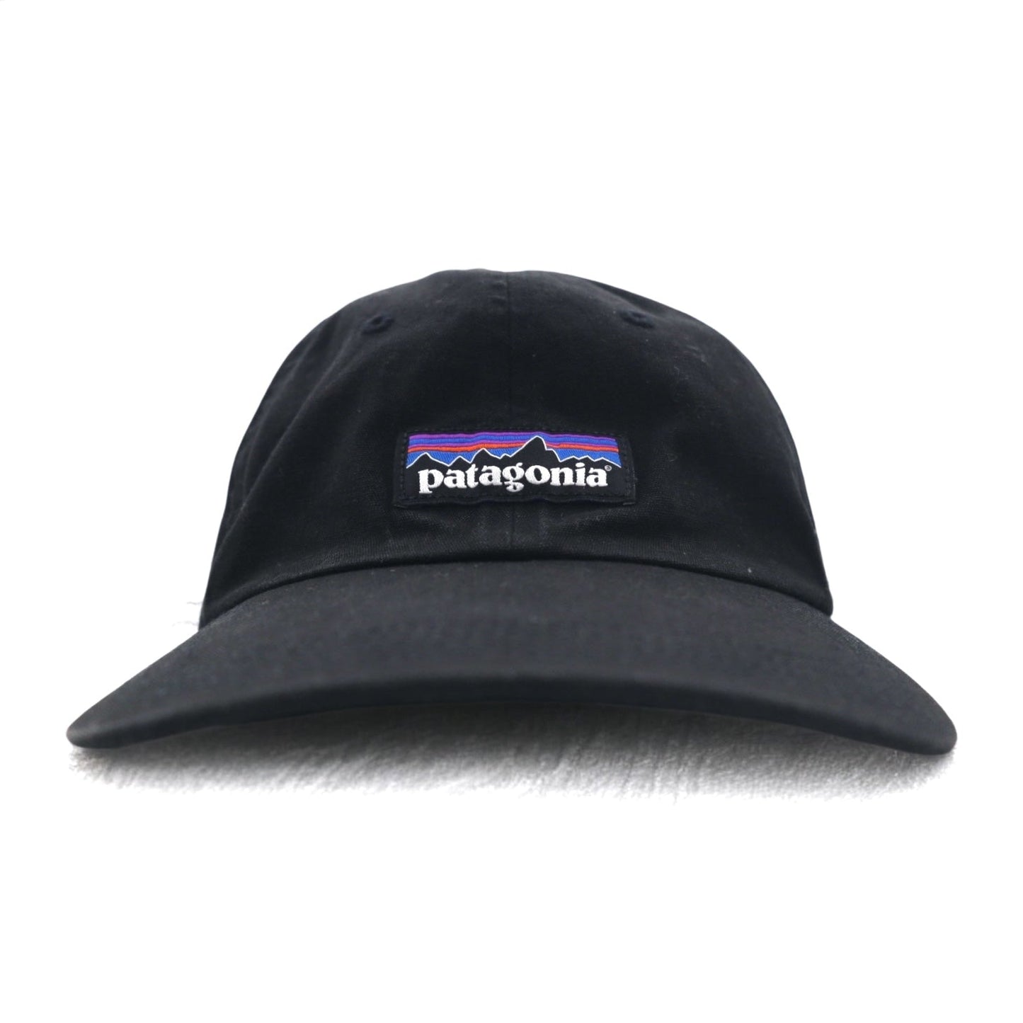 patagonia P-6 ラベル トラッド キャップ ALL ブラック コットン 38296