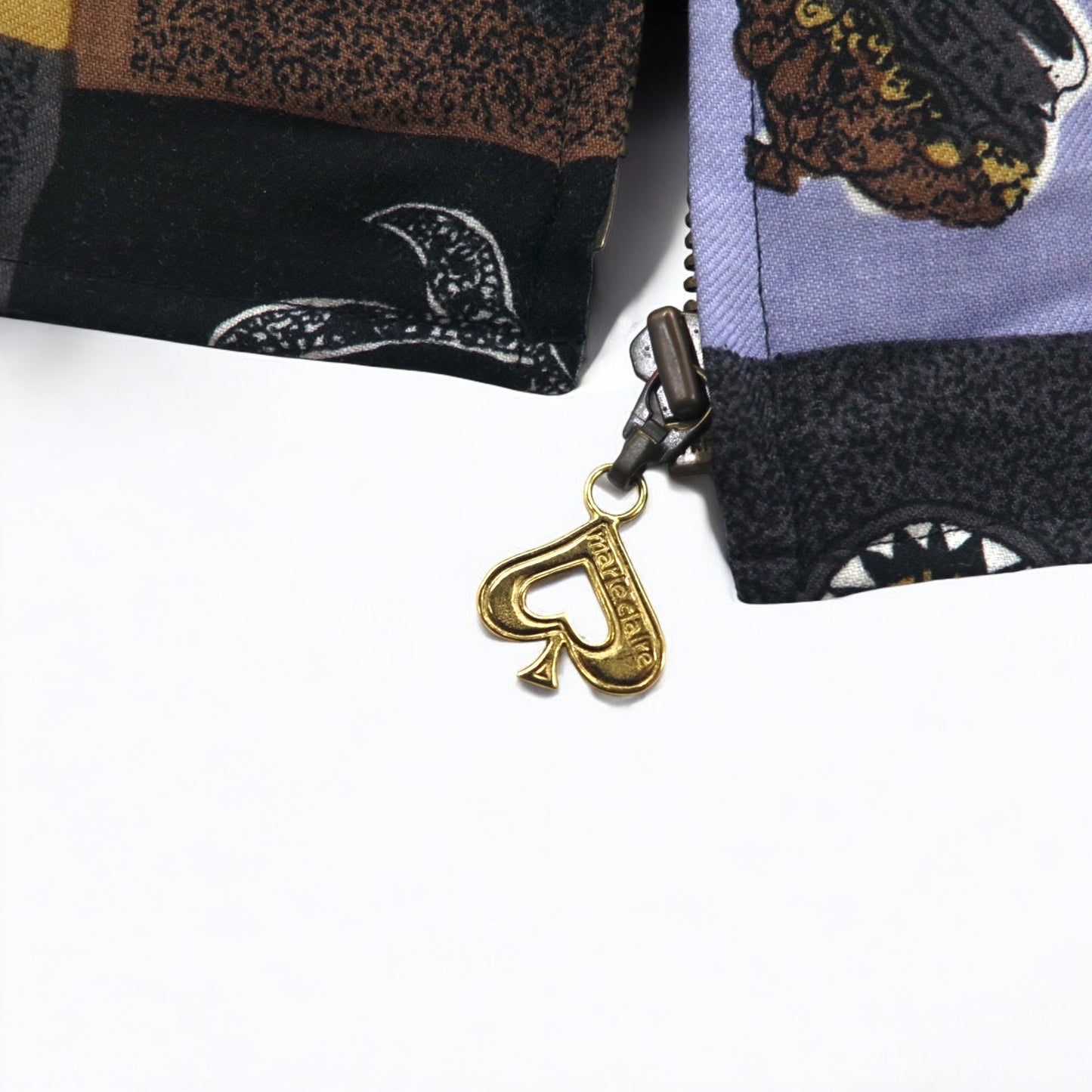 marie claire sport 90年代 スウィングトップ ブルゾン FREE マルチカラー 総柄 レトロ ゲーム 日本製