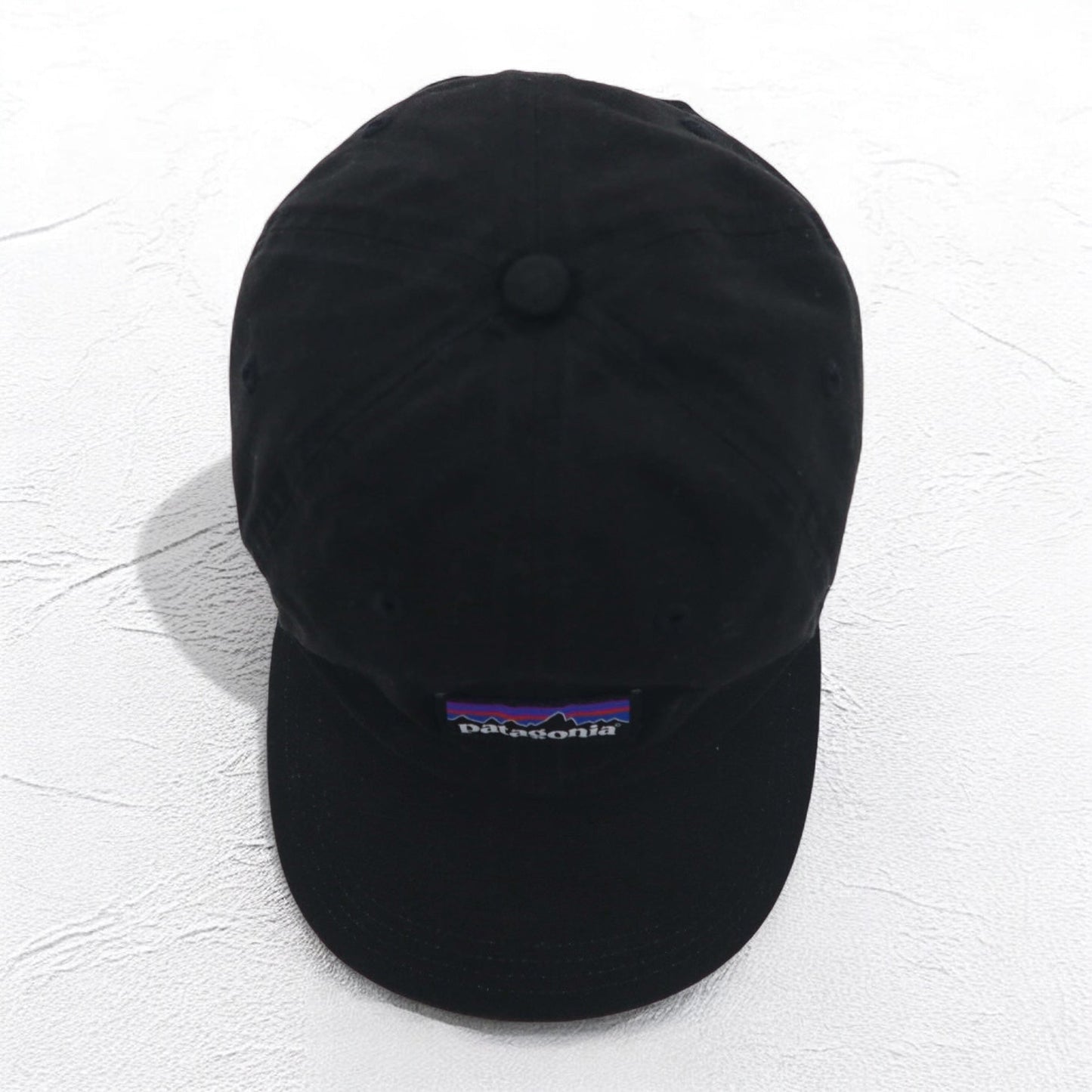 patagonia P-6 ラベル トラッド キャップ ALL ブラック コットン 38296