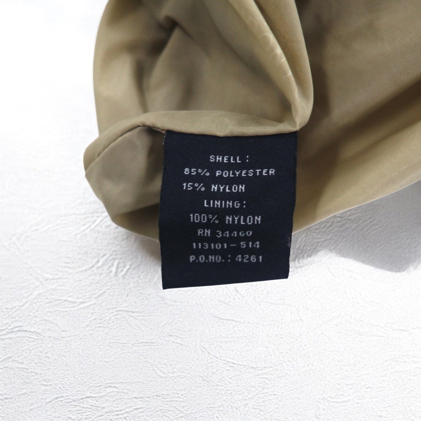 LONDON FOG ピーチスキン スウィングトップ ハリントンジャケット XL ベージュ 撥水