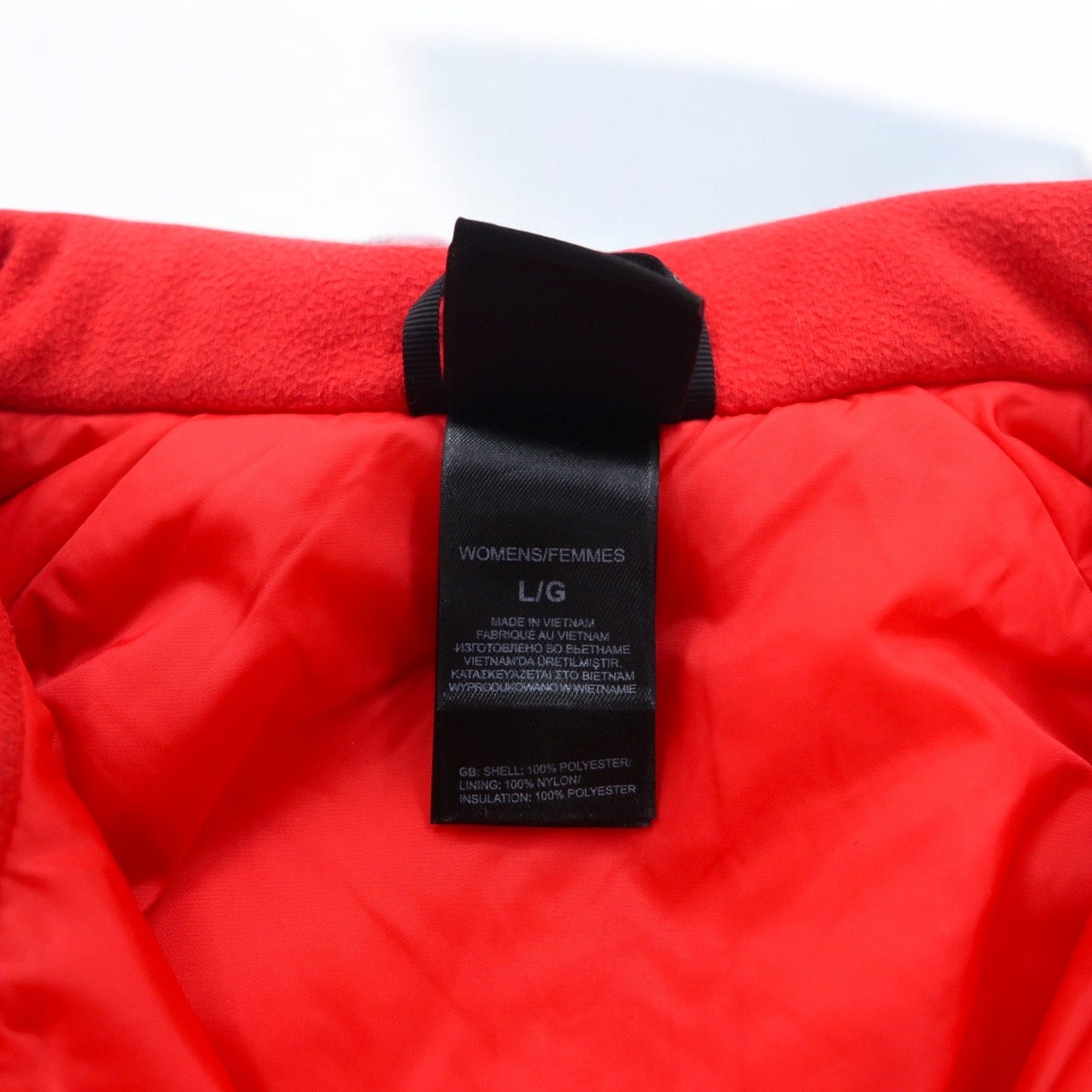 THE NORTH FACE インサレーションジャケット L レッド ナイロン 中綿 Cinnabar Triclimate Jacket CA22