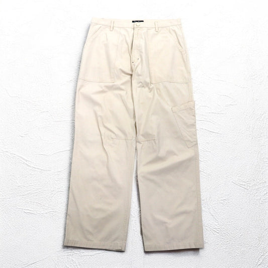 Sean John 00年代 バギー ワイド リップストップ ペインターパンツ L ベージュ コットン