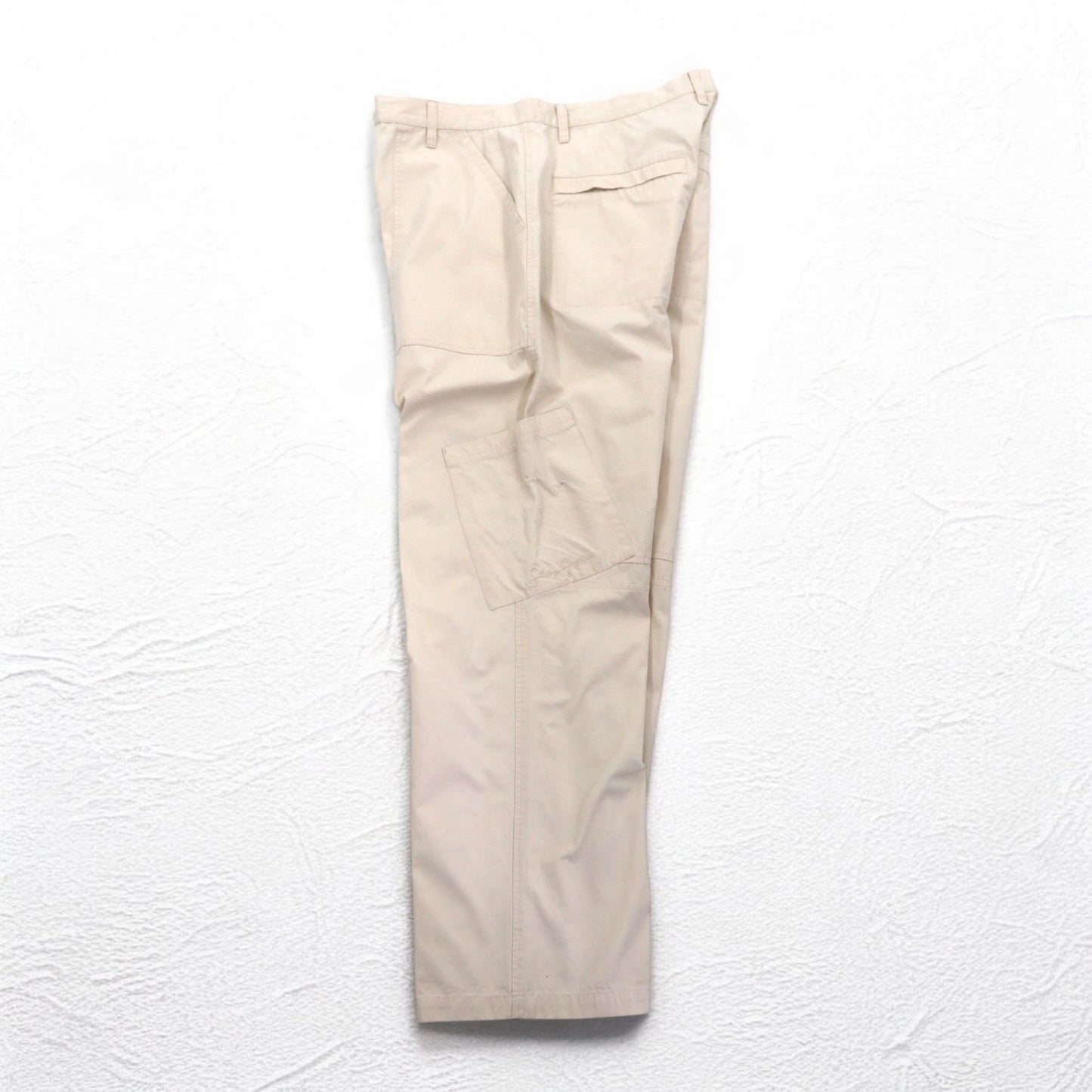 Sean John 00年代 バギー ワイド リップストップ ペインターパンツ L ベージュ コットン