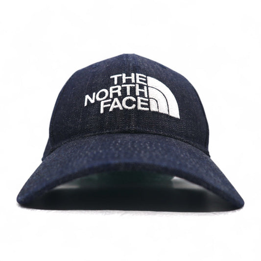 THE NORTH FACE インディゴ デニム TNF ロゴキャップ FREE ブルー コットン NN02135
