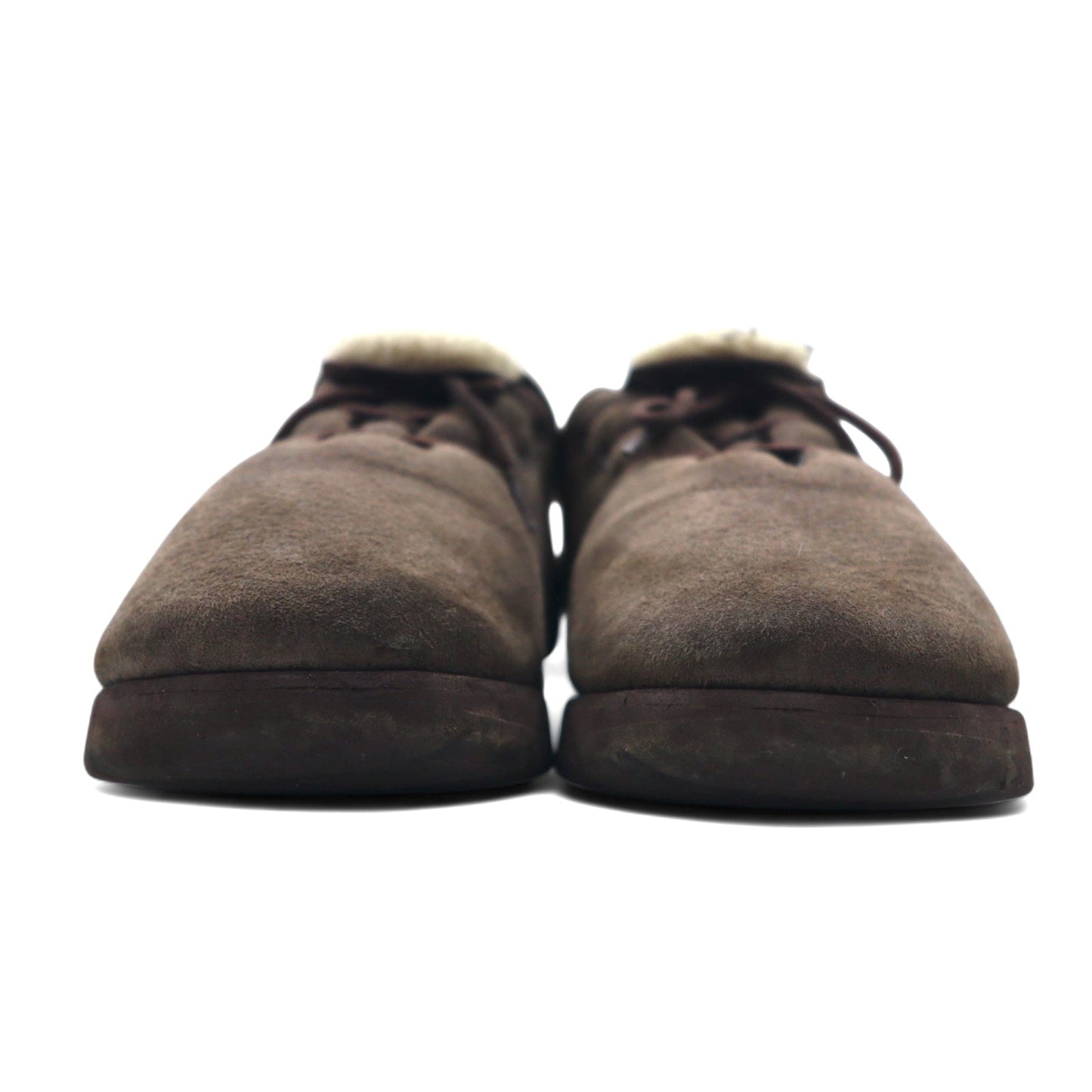 Hender Scheme ムートンレース シューズ 27-27.5cm ブラウン mouton lace 裏ボア レザー