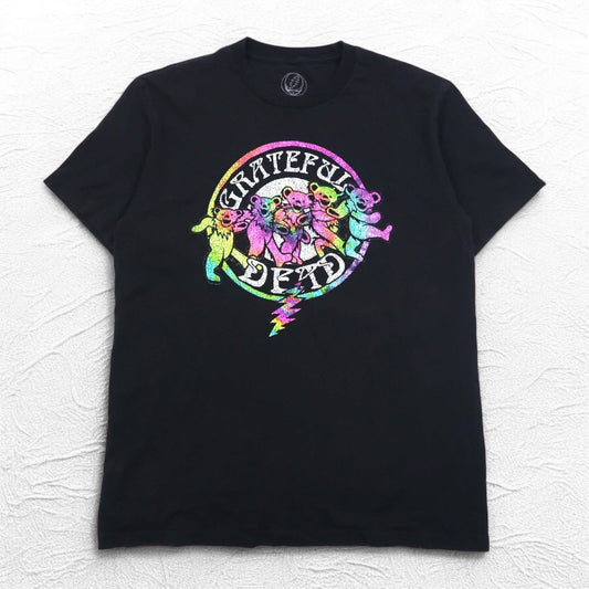 GRATEFUL DEAD グレイトフル デッド バンド Tシャツ M ブラック コットン ダンシングベア