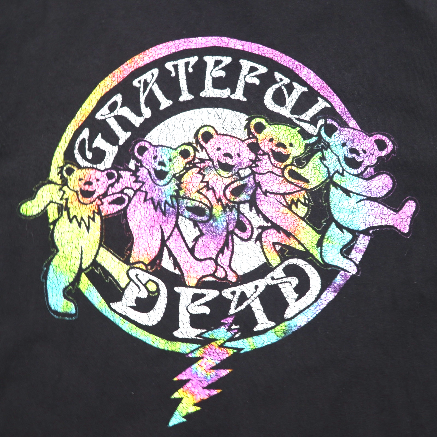 GRATEFUL DEAD グレイトフル デッド バンド Tシャツ M ブラック コットン ダンシングベア