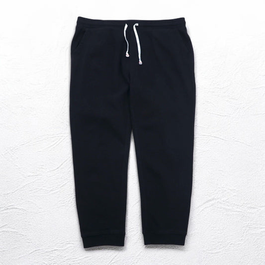 TOMMY HILFIGER ワイド スウェットパンツ XL ブラック コットン