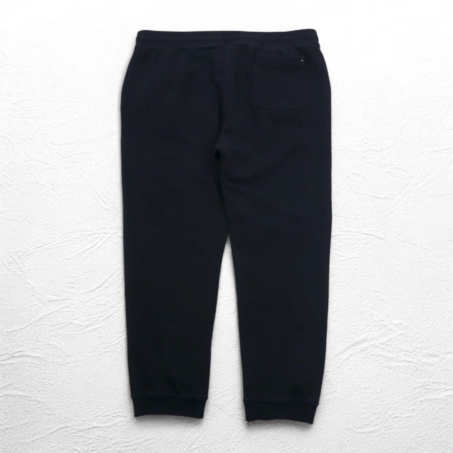 TOMMY HILFIGER ワイド スウェットパンツ XL ブラック コットン