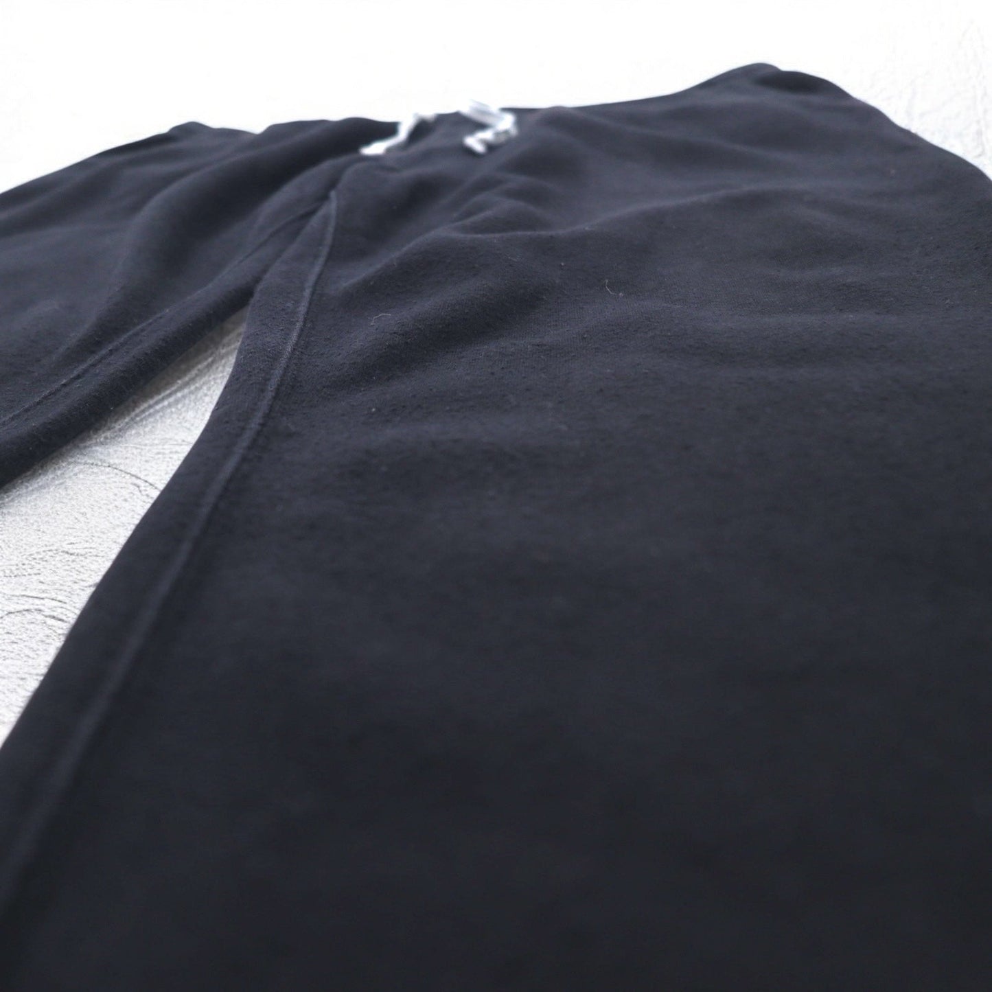 TOMMY HILFIGER ワイド スウェットパンツ XL ブラック コットン