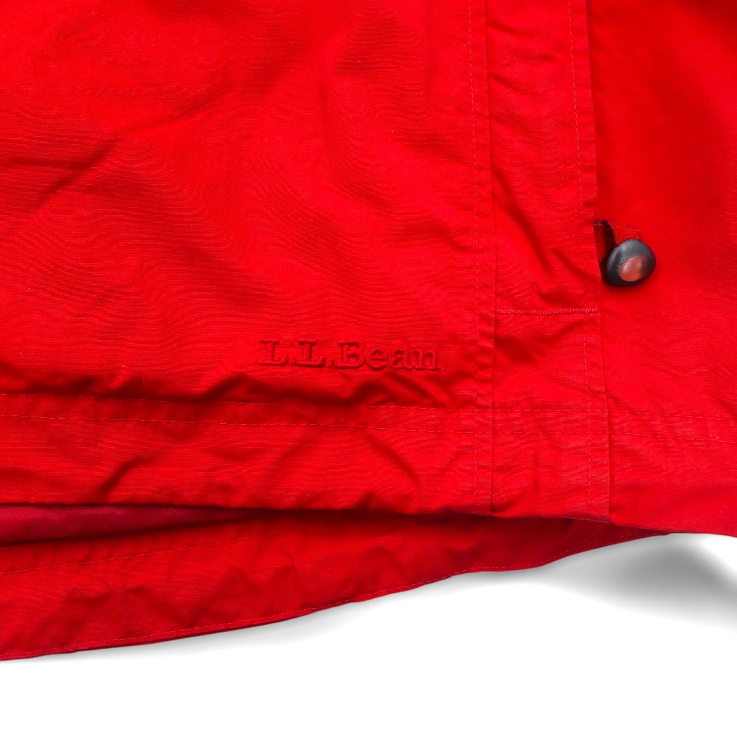 L.L.Bean 00年代 マウンテンパーカー L レッド ナイロン ジップインジップ搭載 山タグ BCY9