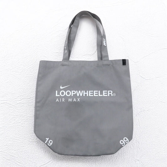 LOOPWHEELER × NIKE キャンバス トートバッグ AIR MAX エアーマックス グレー