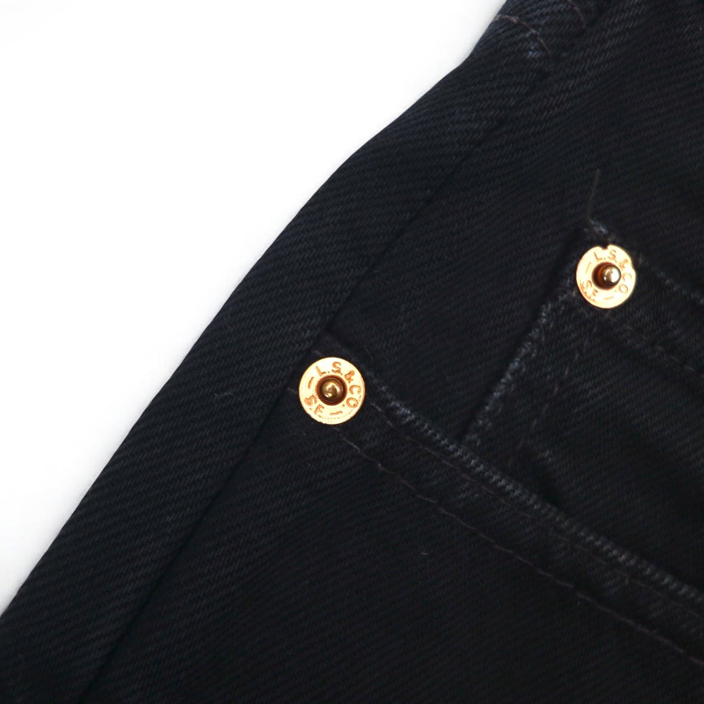 Levi's ユーロリーバイス 615 ブラック デニムパンツ M ジッパーフライ 615-0285