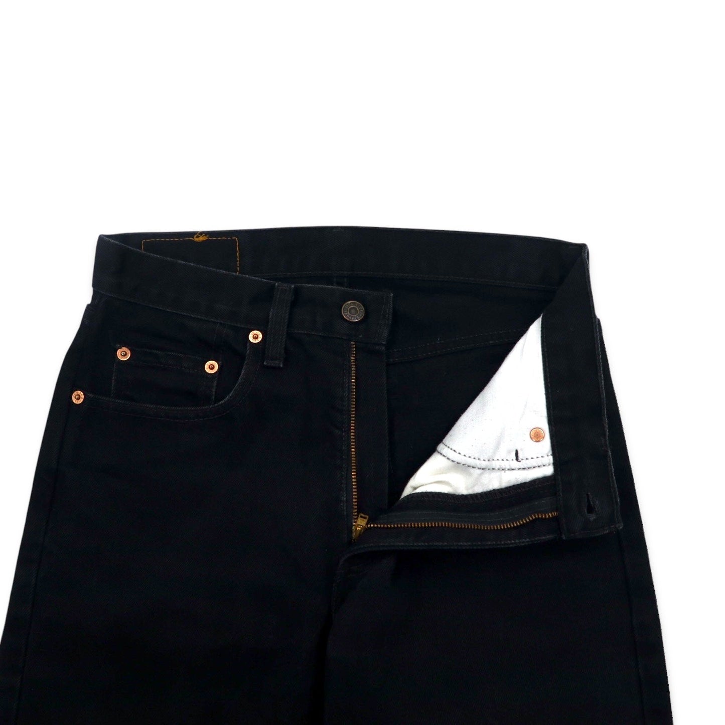 Levi's ユーロリーバイス 615 ブラック デニムパンツ M ジッパーフライ 615-0285
