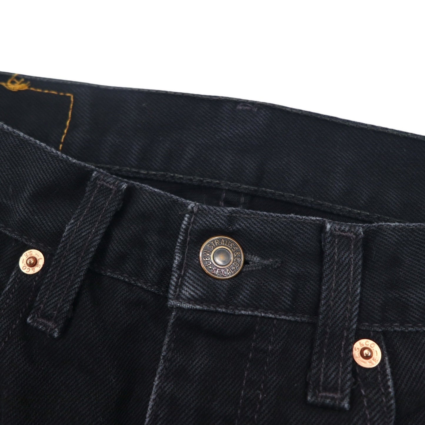 Levi's ユーロリーバイス 615 ブラック デニムパンツ M ジッパーフライ 615-0285