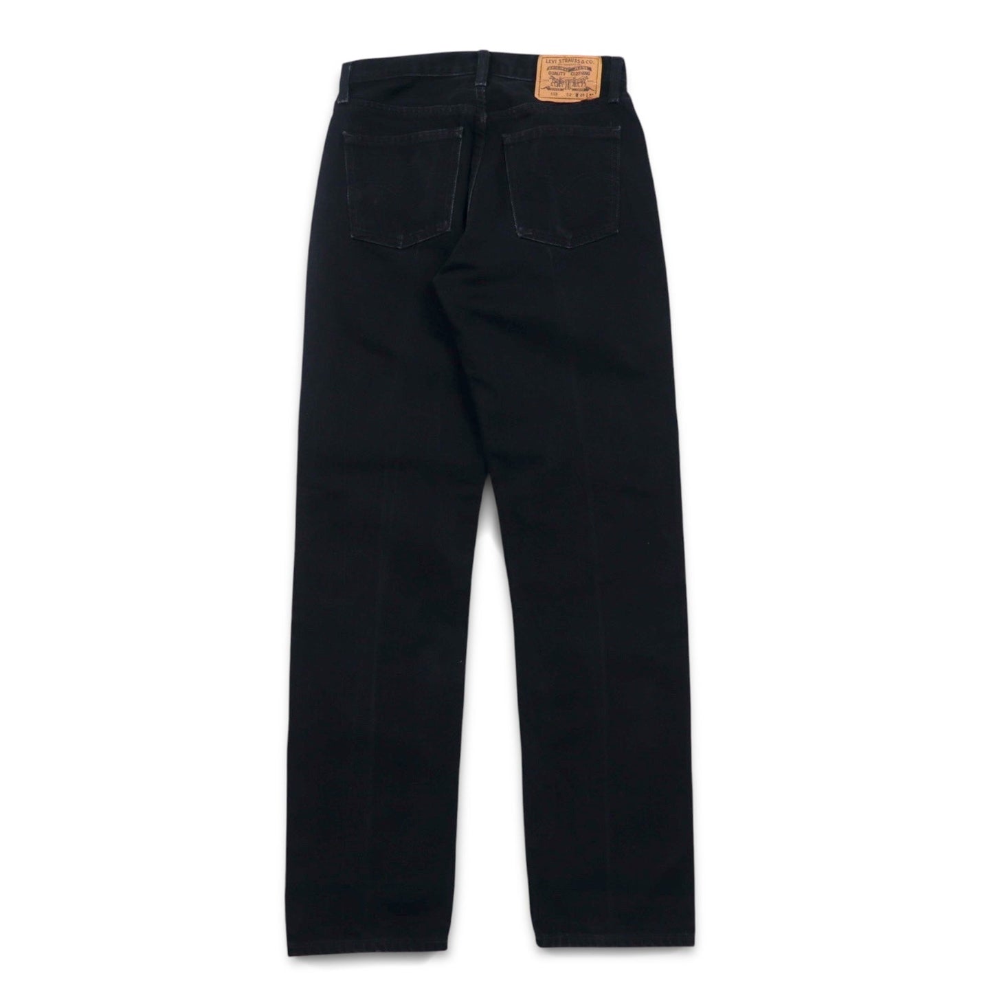 Levi's ユーロリーバイス 615 ブラック デニムパンツ M ジッパーフライ 615-0285