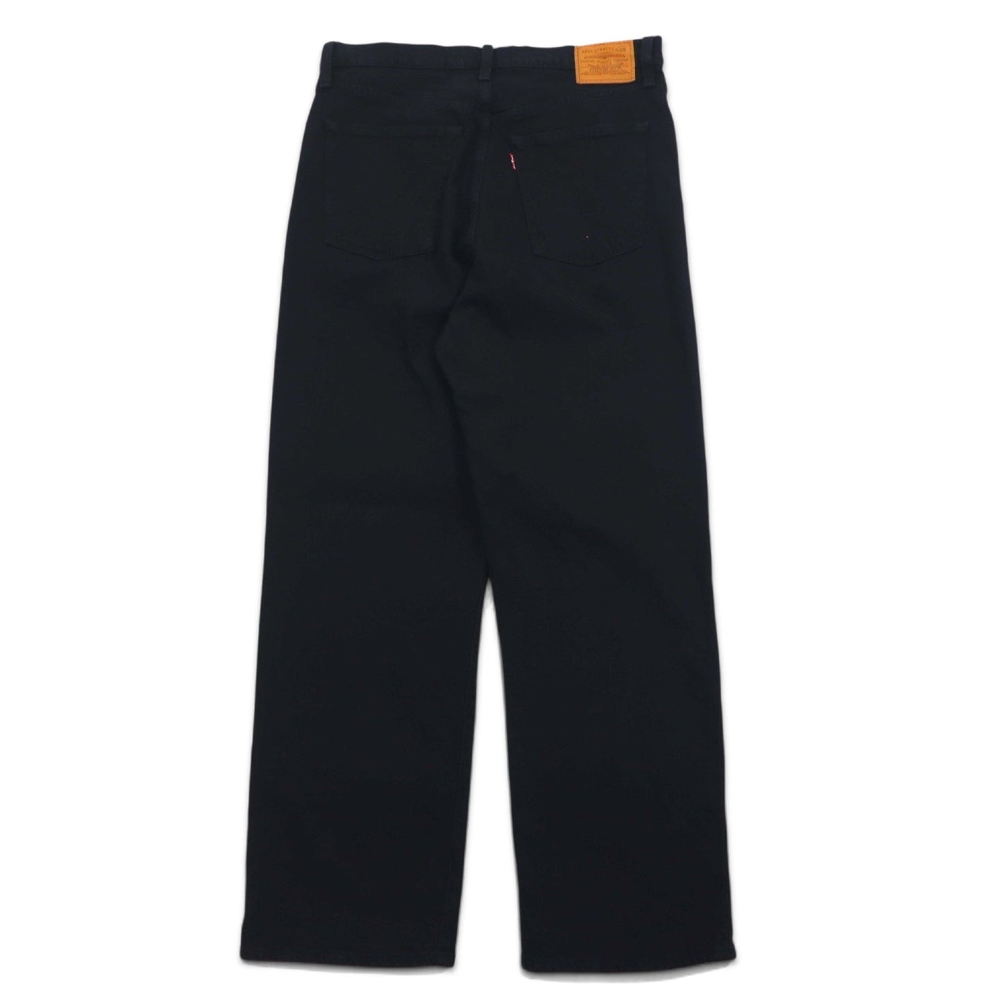 LEVI'S PREMIUM トルコ製 ハイウエスト アンクル デニムパンツ 30 ブラック コットン ビッグE RIBCAGE STRAIGHT ANKLE BLACK HEART 72693-0012