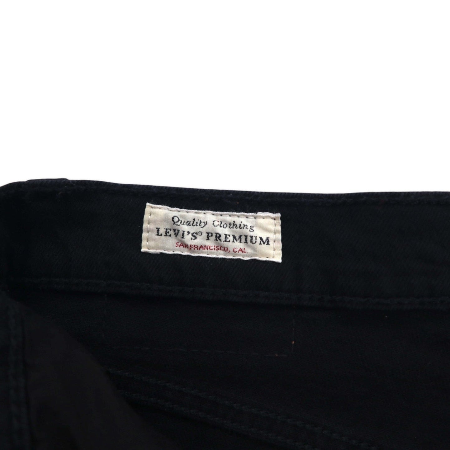 LEVI'S PREMIUM トルコ製 ハイウエスト アンクル デニムパンツ 30 ブラック コットン ビッグE RIBCAGE STRAIGHT ANKLE BLACK HEART 72693-0012