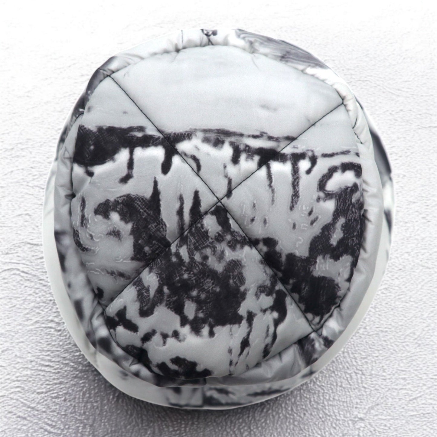 PRADA パデッド リナイロン バケットハット L Padded Re-Nylon Bucket Hat キルティング グレー プリント 2HC252