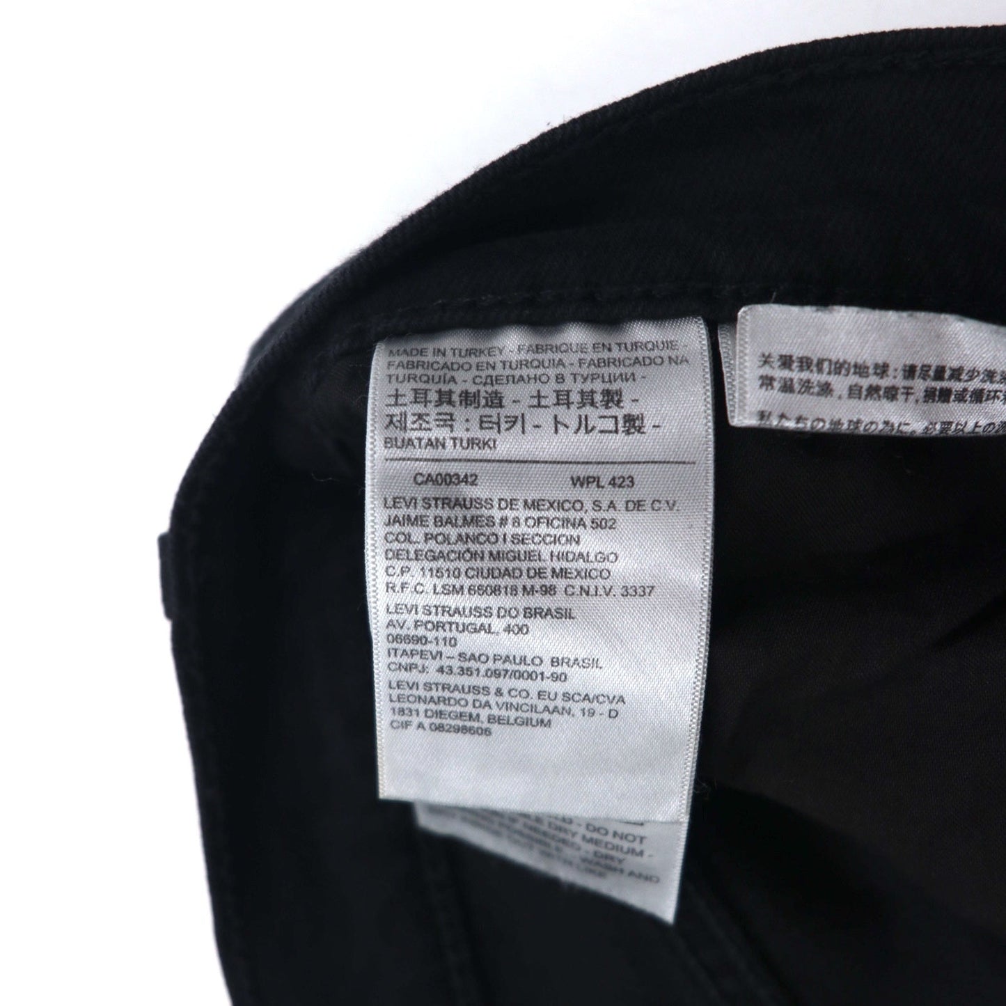 LEVI'S PREMIUM トルコ製 ハイウエスト アンクル デニムパンツ 30 ブラック コットン ビッグE RIBCAGE STRAIGHT ANKLE BLACK HEART 72693-0012