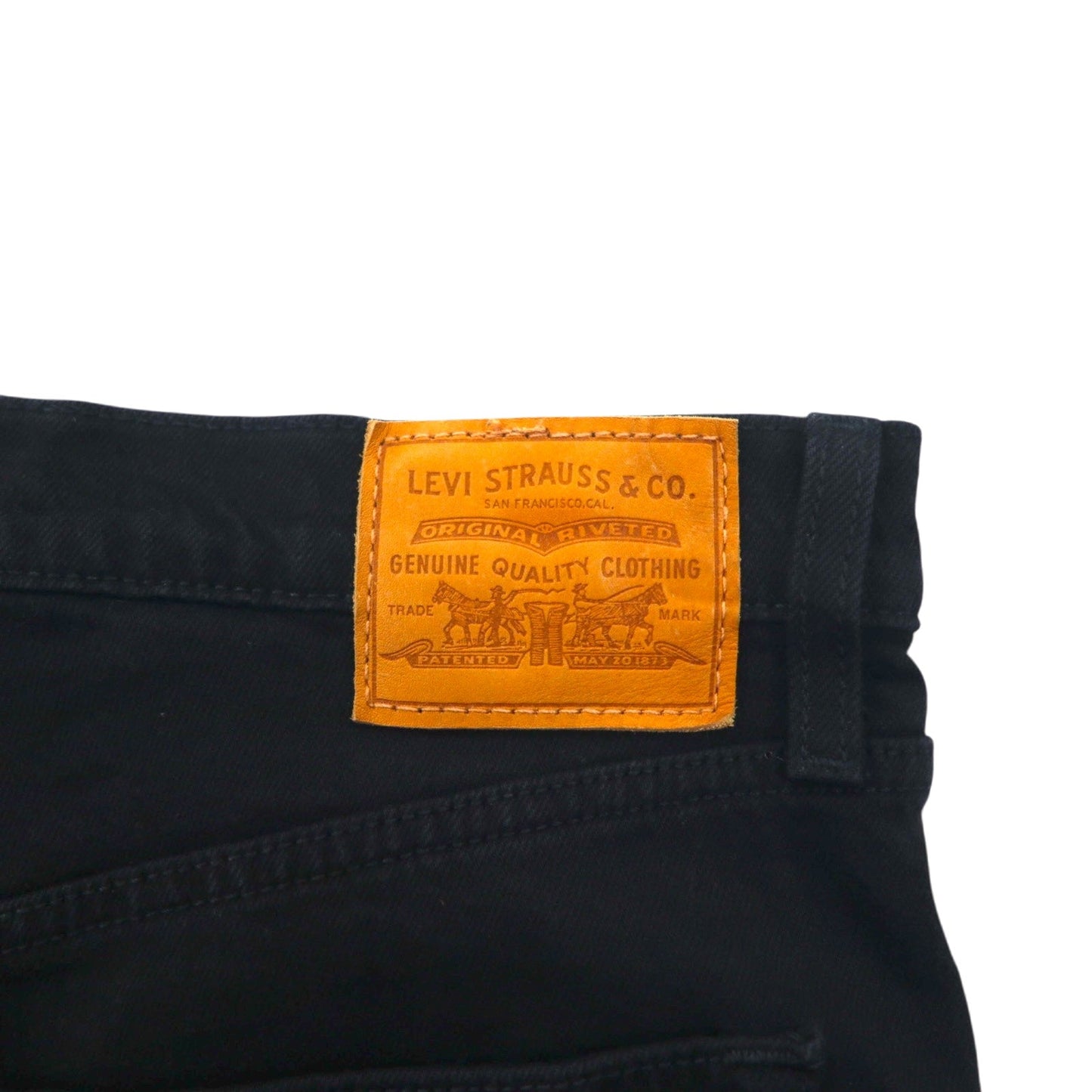 LEVI'S PREMIUM トルコ製 ハイウエスト アンクル デニムパンツ 30 ブラック コットン ビッグE RIBCAGE STRAIGHT ANKLE BLACK HEART 72693-0012