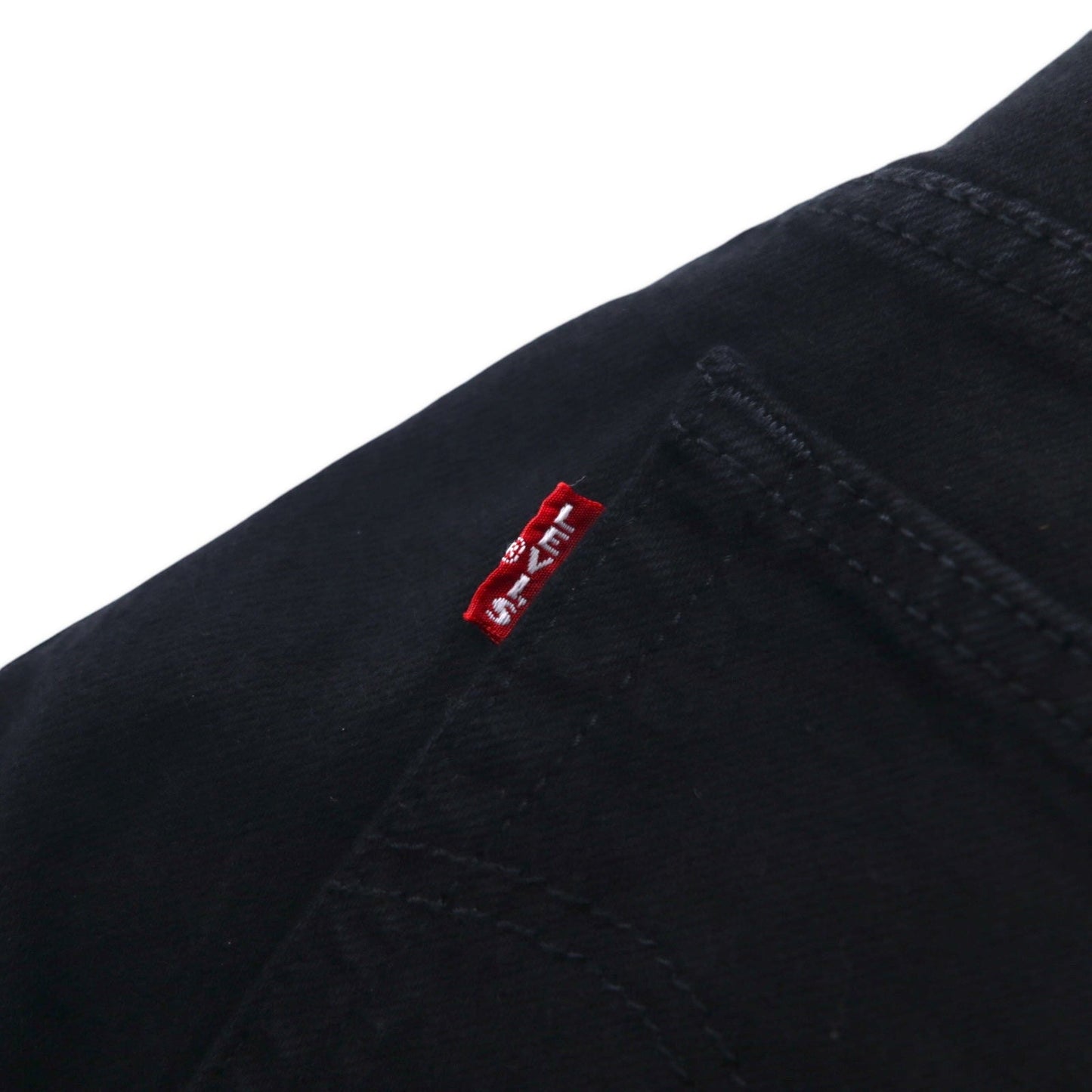 LEVI'S PREMIUM トルコ製 ハイウエスト アンクル デニムパンツ 30 ブラック コットン ビッグE RIBCAGE STRAIGHT ANKLE BLACK HEART 72693-0012
