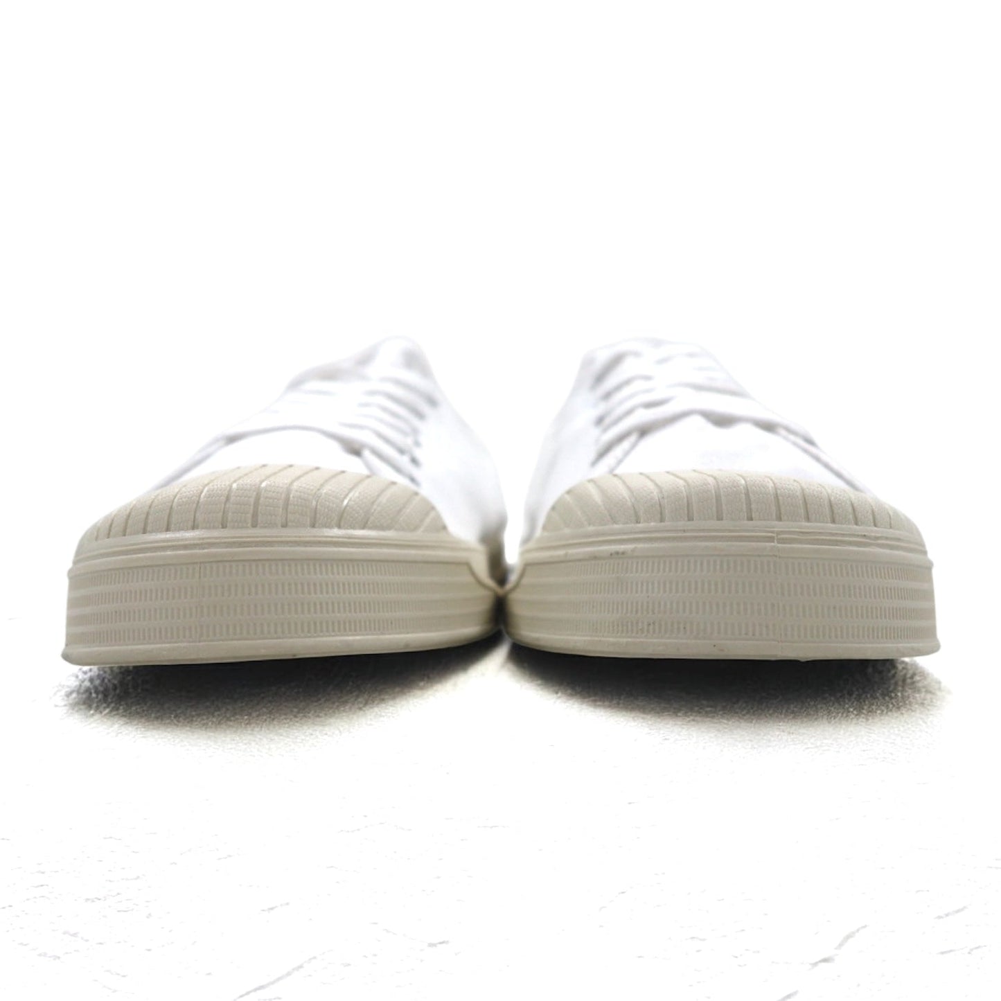 POLO RALPH LAUREN エッセンス Essence 100 キャンバス スニーカー 27cm ホワイト キャップトゥ  スモールポニー刺繍 未使用品