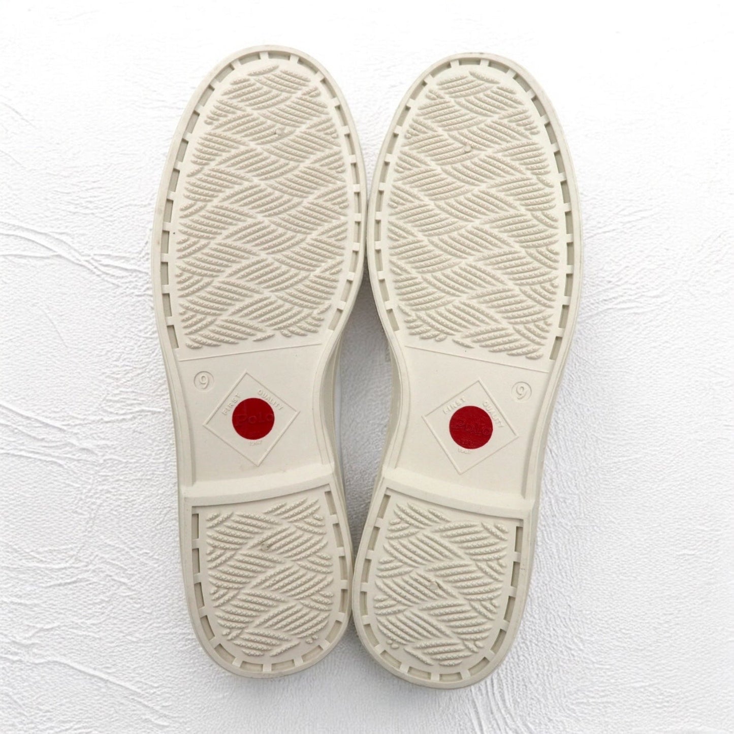 POLO RALPH LAUREN エッセンス Essence 100 キャンバス スニーカー 27cm ホワイト キャップトゥ  スモールポニー刺繍 未使用品