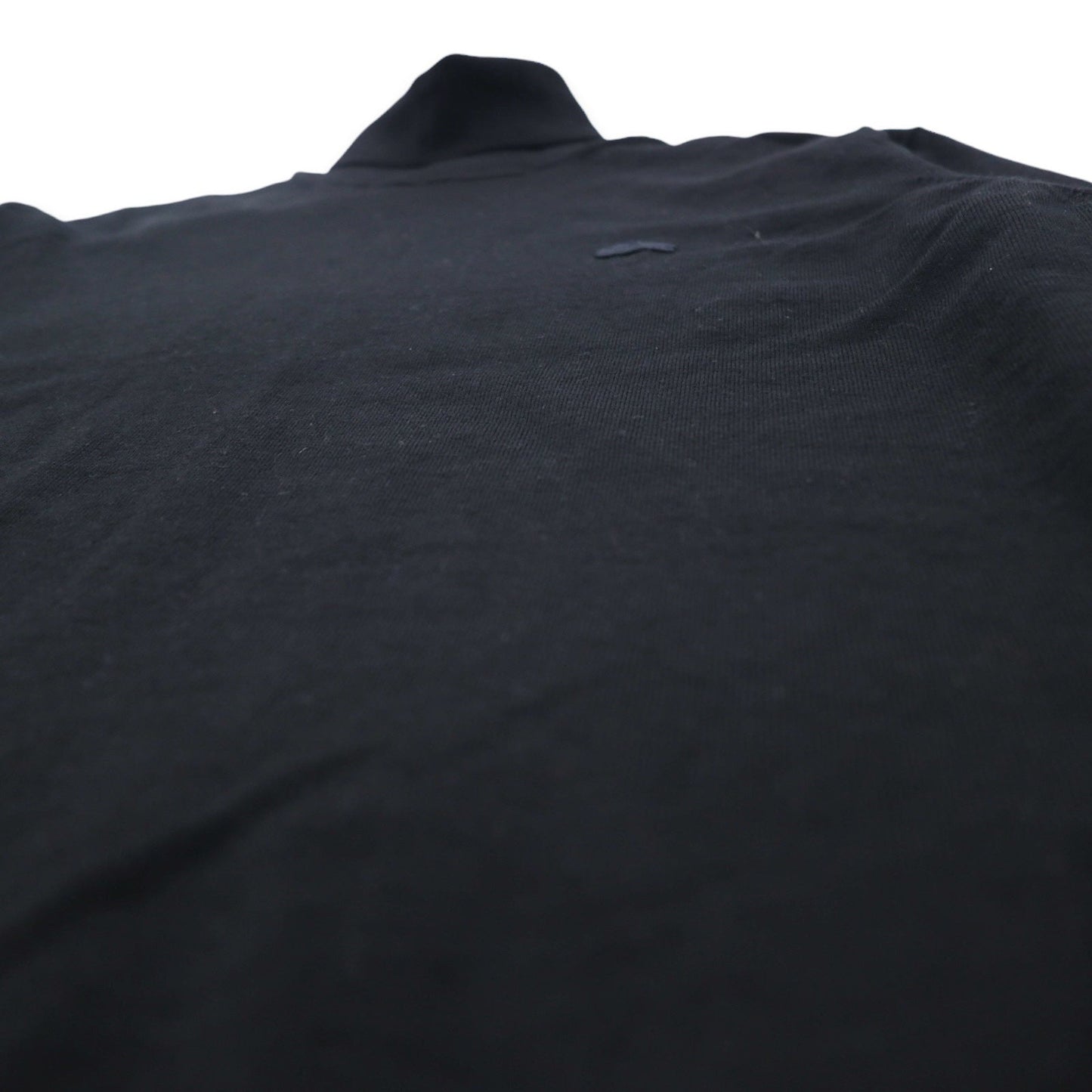 LACOSTE メリノウール タートルネック セーター XL ブラック 羊毛 ワンポイントロゴ REGULAR FIT AH1959-00